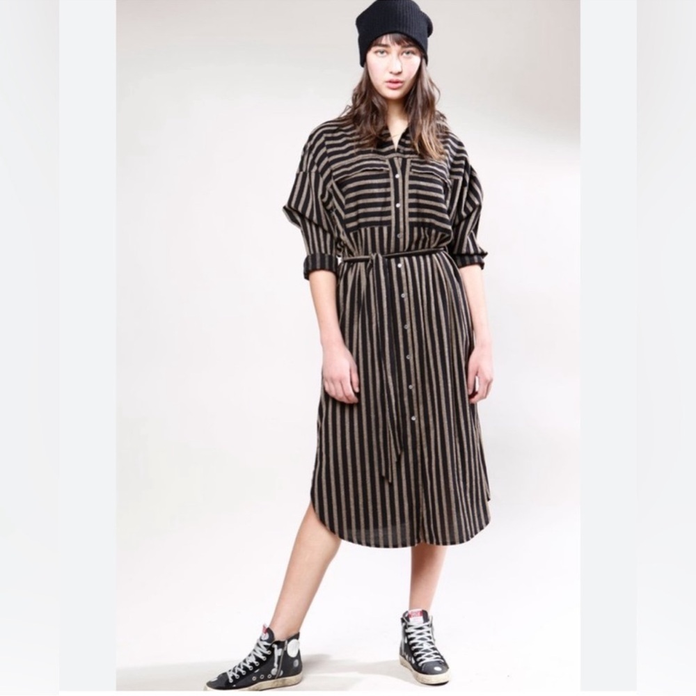 XiRENA button up shirt dress size M